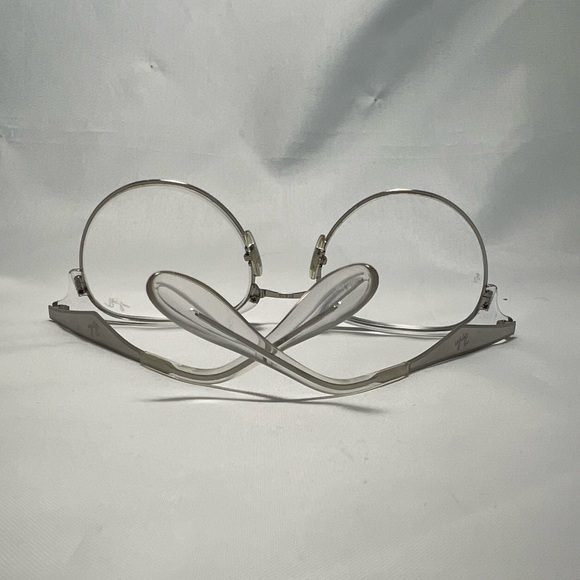 Ray-Ban Clear Half-Rimless Round Eyeglasses with Case - Frames Only - Picture 4 of 10